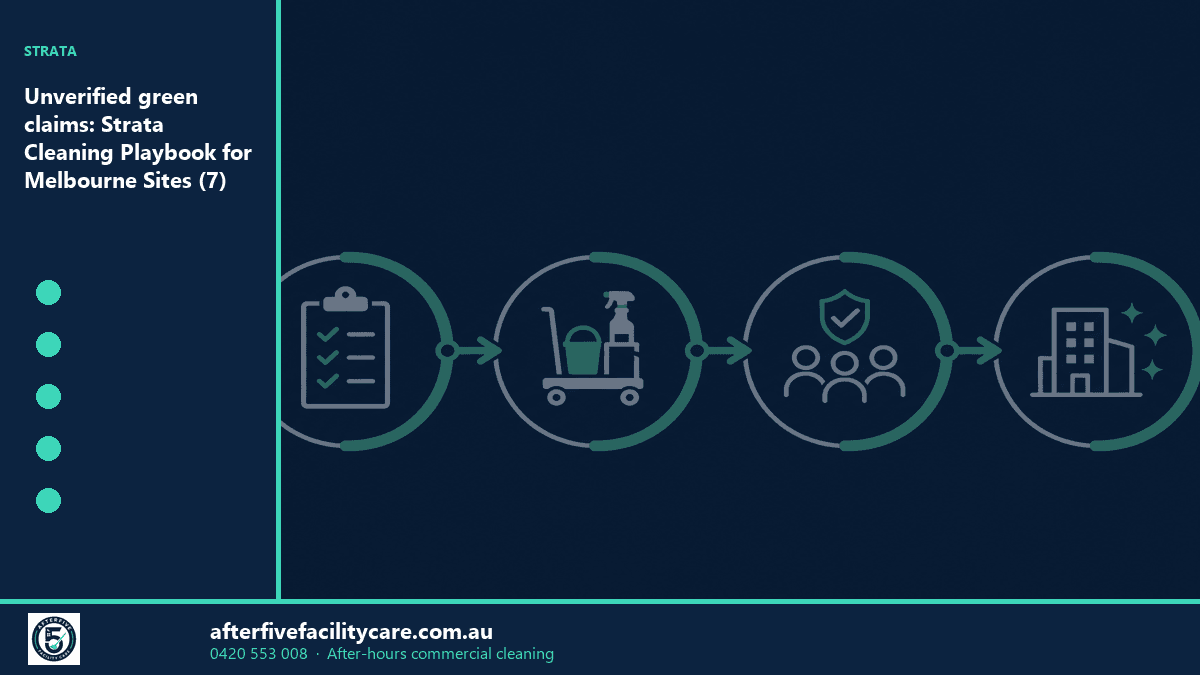 Infographic: Unverified green claims: Strata Cleaning Playbook for Melbourne Sites (7)