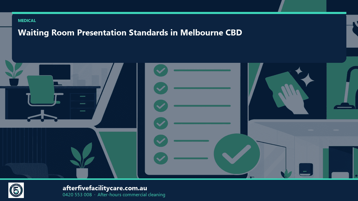 Infographic: Waiting Room Presentation Standards in Melbourne CBD