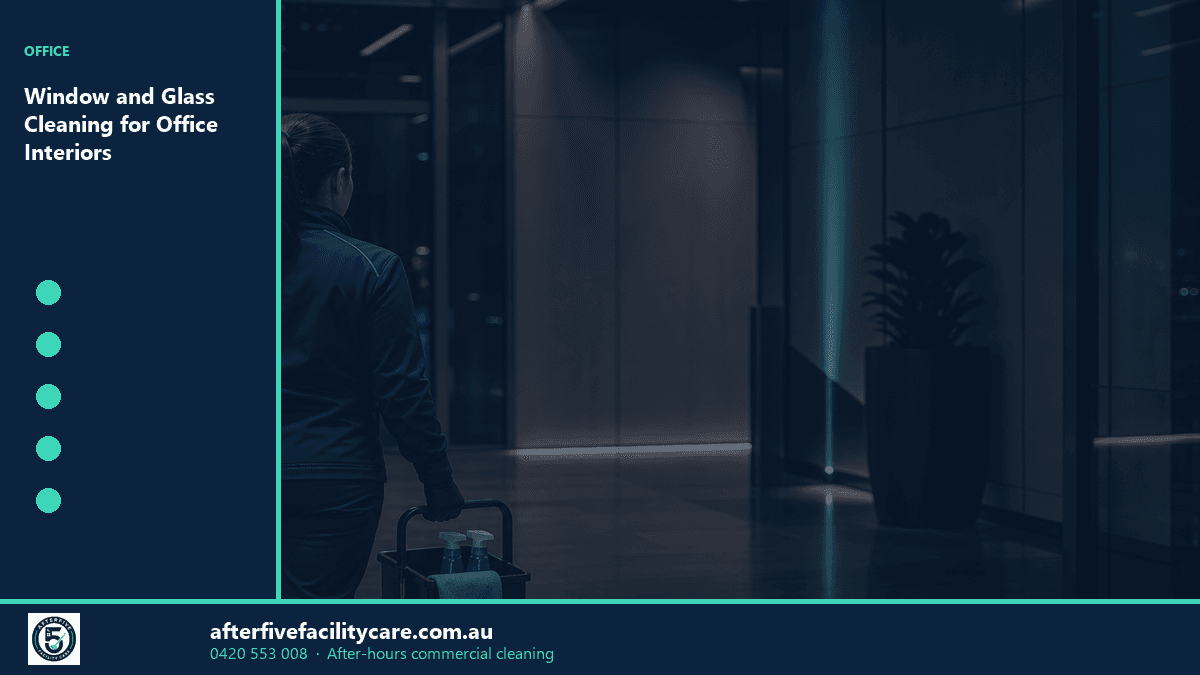 Infographic: Window and Glass Cleaning for Office Interiors